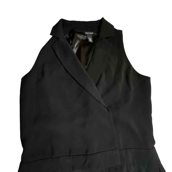 White House Black Market Tuxedo Sleeveless Jumpsuit Tuxedo Double breasted Sz 6 - Picture 9 of 16